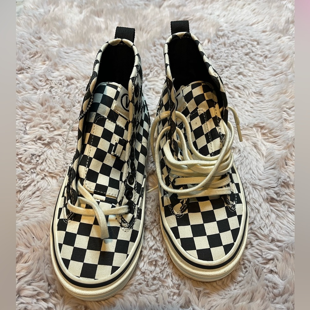 Vans Checkerboard Sentry Wc Boot Sneakers Black W… - image 4